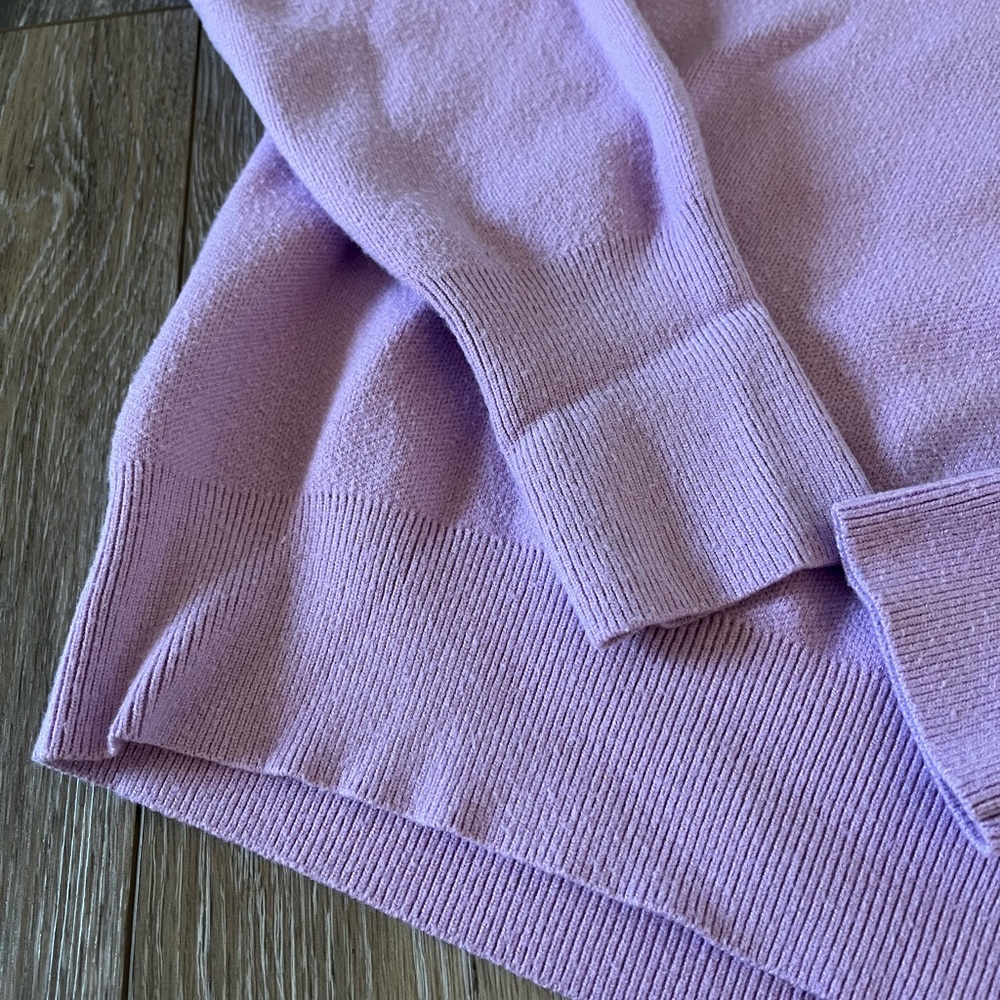 MAEVE Anthropologie Lavender Boat Neck Sweater - Picture 7 of 9